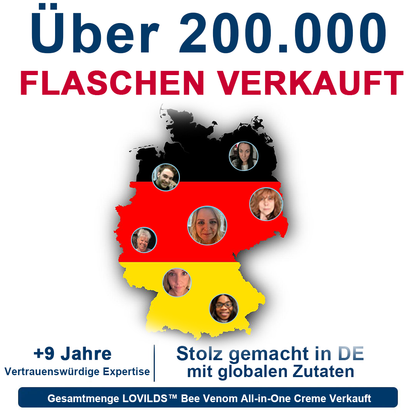 [offizieller Markenshop] 🐝 LOVILDS™ Bienengift-All-Action-Creme (👩‍⚕️ Deutsche Dermatologische Gesellschaft e.V. 𝟐𝟎𝟐𝟓Besonders empfehlenswerte Produkte).