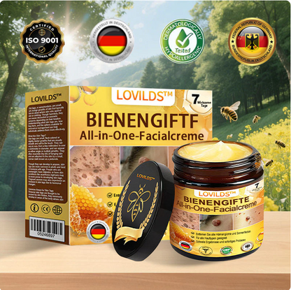 [offizieller Markenshop] 🐝 LOVILDS™ Bienengift-All-Action-Creme (👩‍⚕️ Deutsche Dermatologische Gesellschaft e.V. 𝟐𝟎𝟐𝟓Besonders empfehlenswerte Produkte).